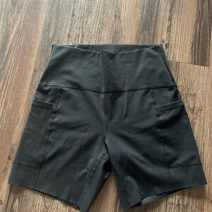 New Balance Black High Waist Shorts